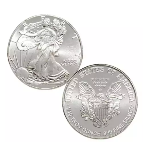 1/10 oz Silver Round - Walking Liberty (3)