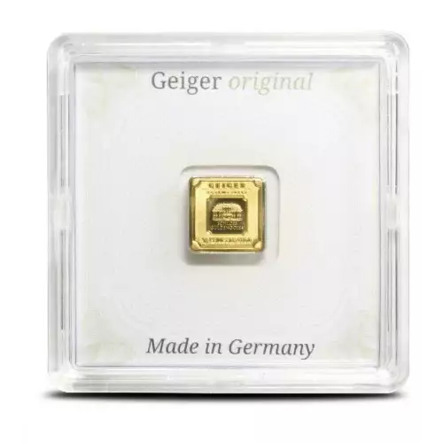 1 gram Gold Bar - Geiger (In Assay)   (3)