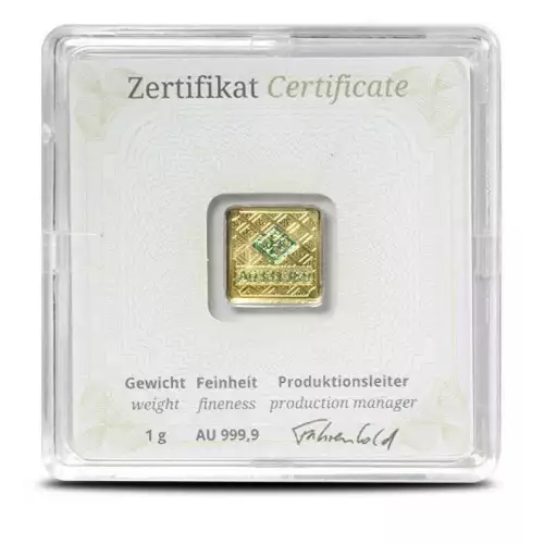 1 gram Gold Bar - Geiger (In Assay)   (4)