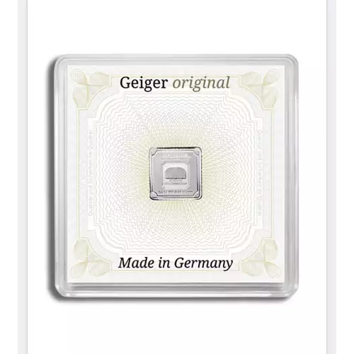 1 gram Silver Bar - Geiger (In Assay) 