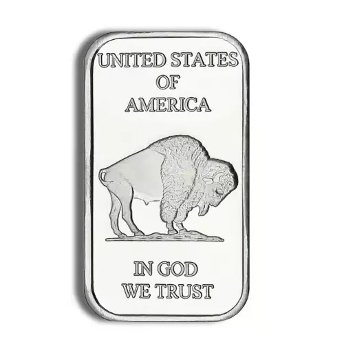 1 oz Silver Bar - Buffalo Design (2)