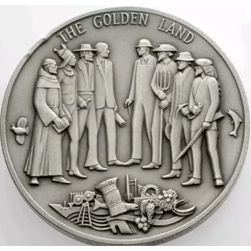 1796-1969 California Bicentennial Silver Medal