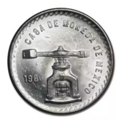1980 Casa De Moneda Silver Coin