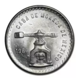 1980 Casa De Moneda Silver Coin