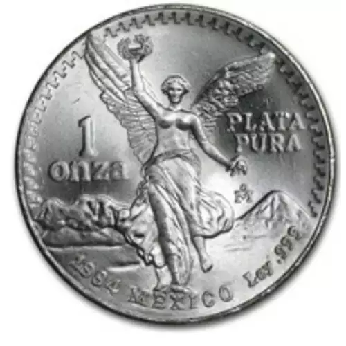 1984 1 oz Mexican Silver Libertad