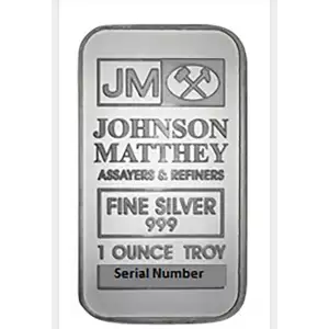 1oz Johnson Matthey Silver Bar (2)
