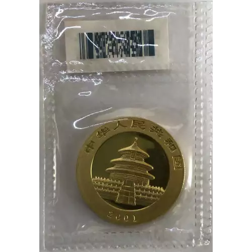 2001 1oz Chinese Gold Panda