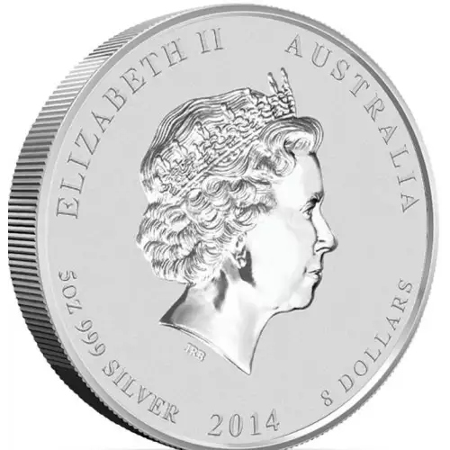 2014 5oz Australian Perth Mint Silver Lunar II: Year of the Horse (5)