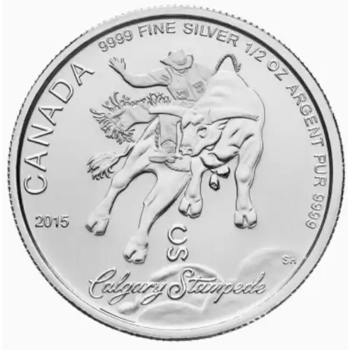 2015 1/2oz Canadian Silver Calgary Stampede