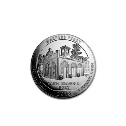 2016 5 OZ SILVER ATB HARPERS FERRY