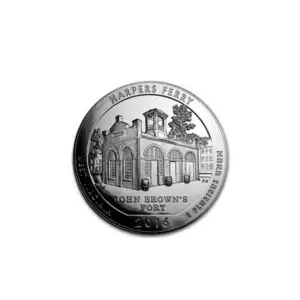 2016 5 OZ SILVER ATB HARPERS FERRY