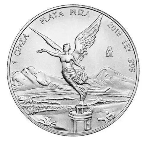 2018 1 oz Mexican Silver Libertad Coin