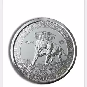 2020 1.5 oz Canadian Silver Bull Coin