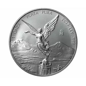 2022 1 oz Mexican Libertad Silver Coin 