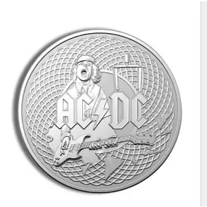 2023 1 oz Australian Mint Silver $1 AC DC