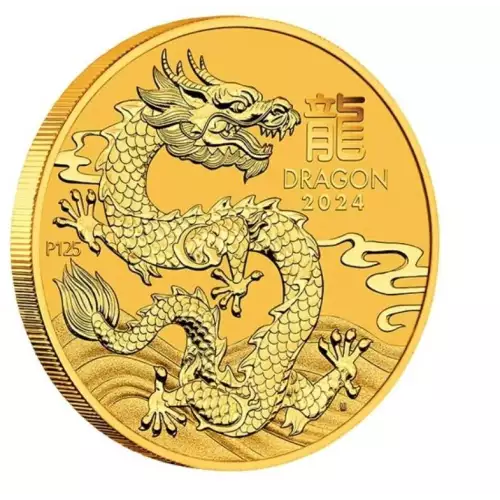 2024 1/10 OZ PERTH MINT GOLD DRAGON (LUNAR SERIES) 