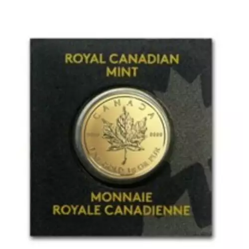 25 x 1 g Canadian MapleGram Gold Coins (Carded)   (4)