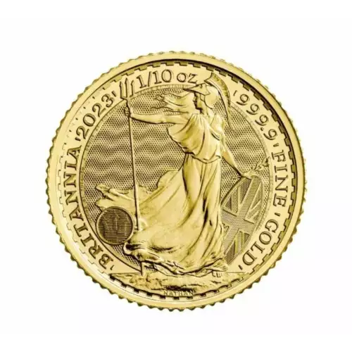 Any Year 1/10oz British Gold Britannia - 22k (1987-2012)