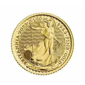 Any Year 1/10oz British Gold Britannia - 22k (1987-2012)