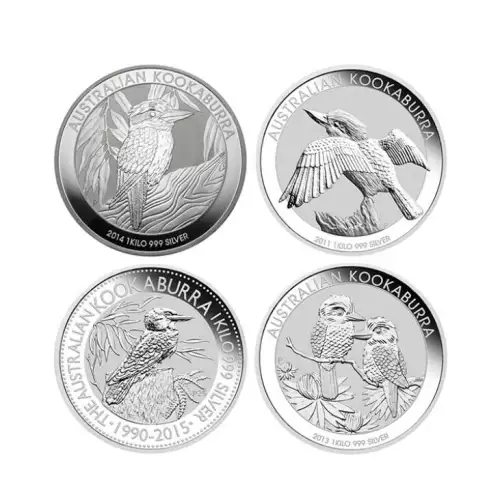 Any Year 1kg Australian Perth Mint Silver Kookaburra