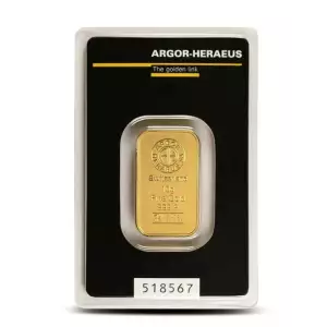 Argor Heraeus 10 Gram Gold Bar in Assay  (2)