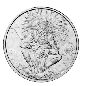 Aztec God of Death 1 oz Silver Round