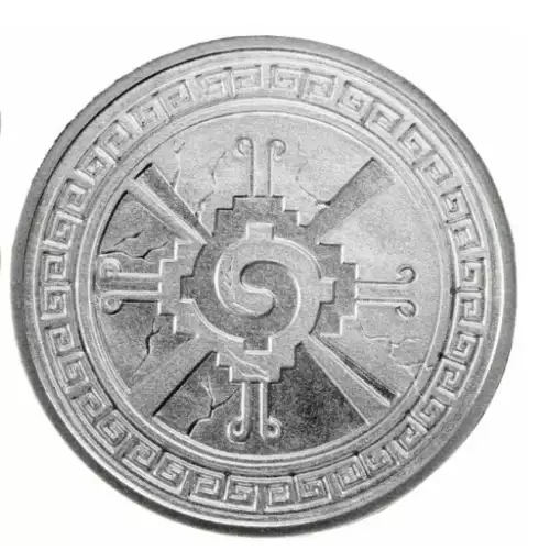 Aztec Yin Yang 1 oz Silver Round  (2)