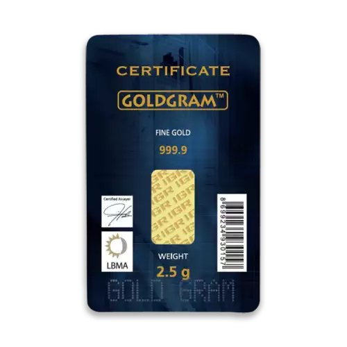 Generic 2.5g Gold Bar (4)