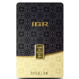 IGR 1/2 Gram Gold Bar in Assay (2)