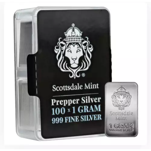 Scottsdale Prepper 1 Gram Silver Bar (2)
