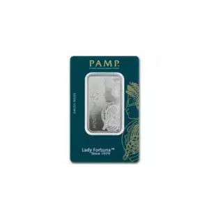1 OZ SILVER BAR PAMP FORTUNA 45TH ANNIVERSARY (2)