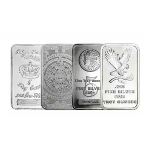 5oz Generic Silver Bar (5)